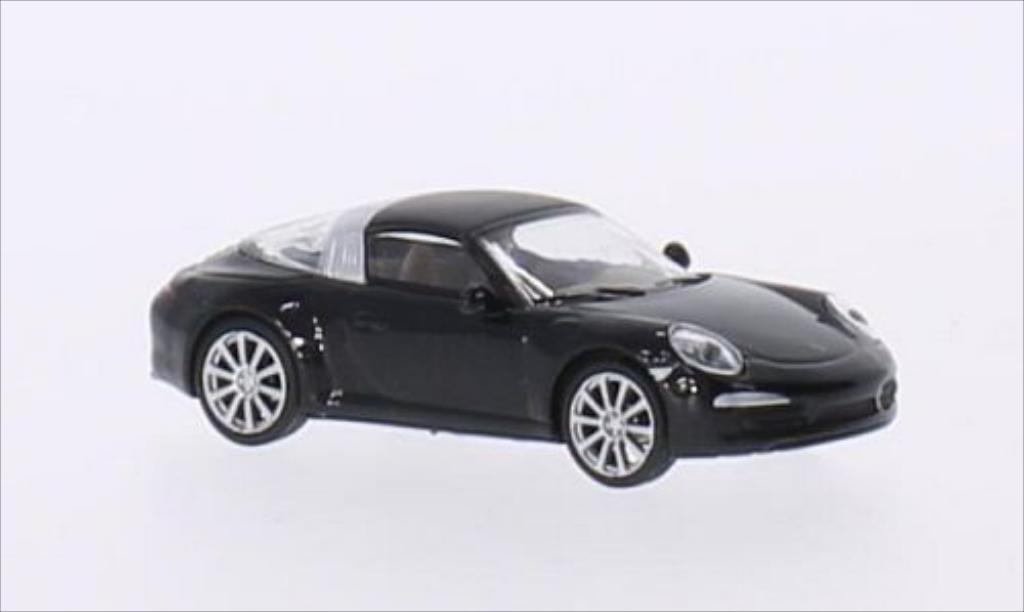 Porsche 991 Targa 1/87 Schuco Targa 4S metallico nero modellino in miniatura