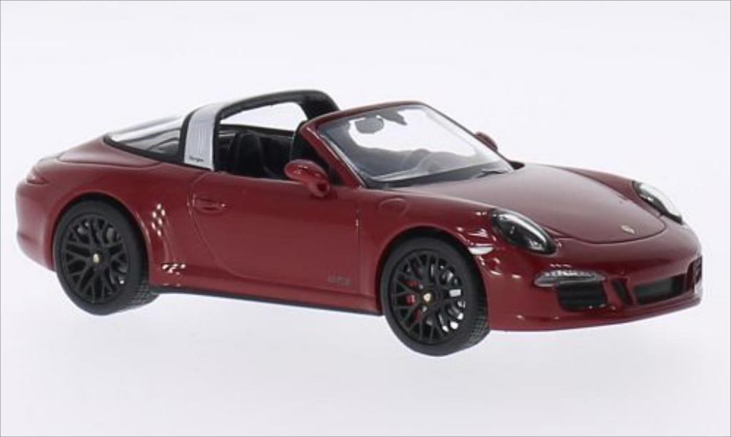 Porsche 911 Targa 1/43 Minichamps Targa 4S GTS rosso modellino in miniatura