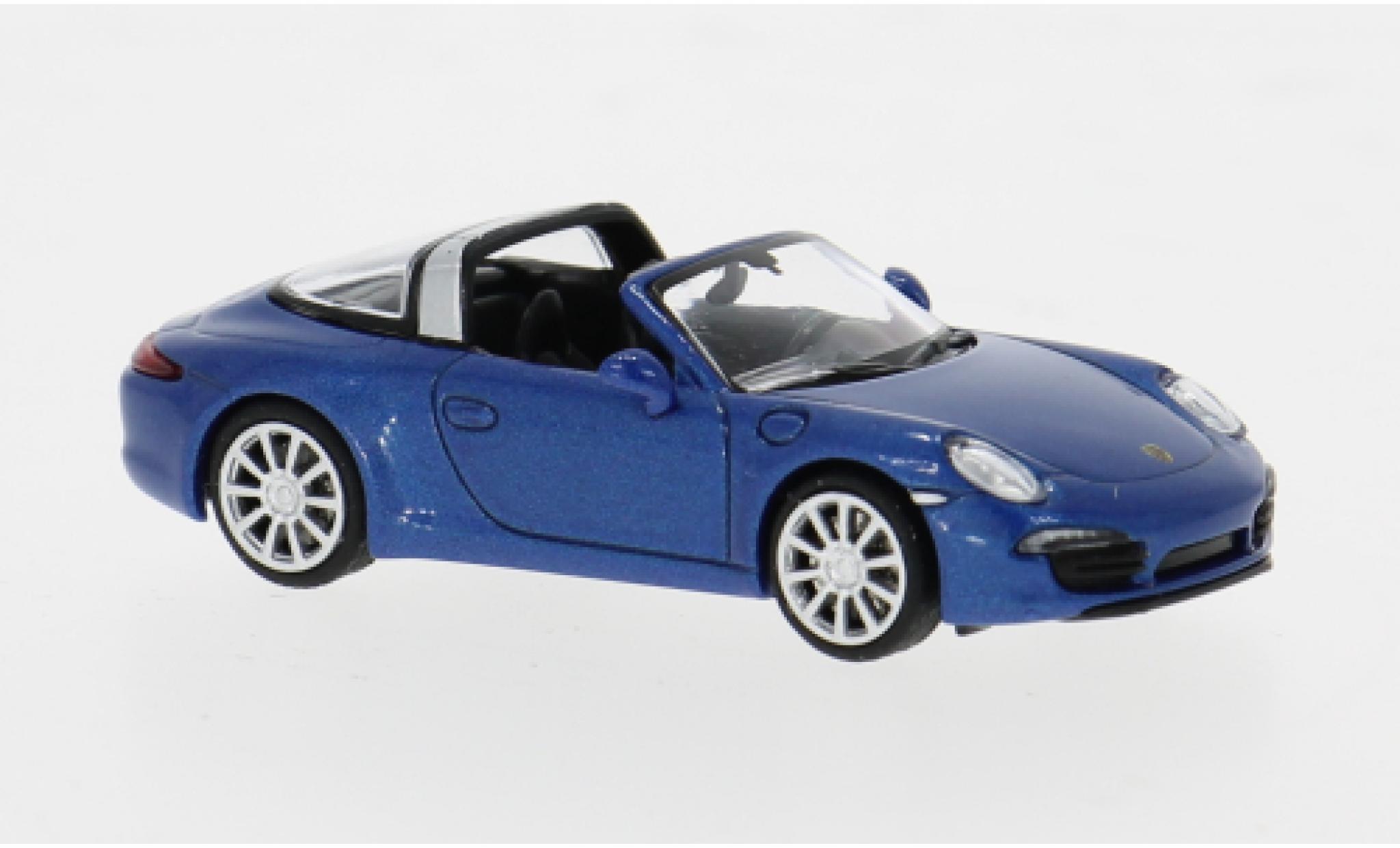 Porsche 911 1/87 Minichamps Targa blau 1:87 modellino in miniatura