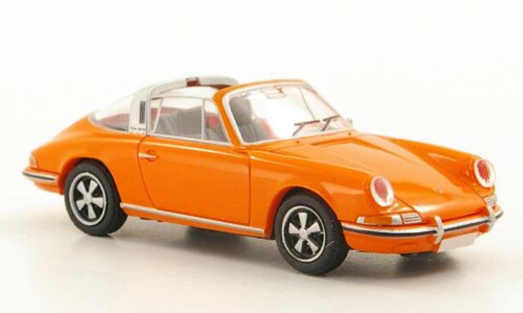 Porsche 911 Targa 1/87 Brekina Targa (F-Reihe) orange modellino in miniatura