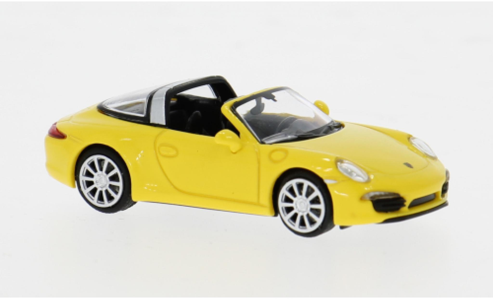Porsche 911 1/87 Minichamps Targa gelb 1:87 modellino in miniatura