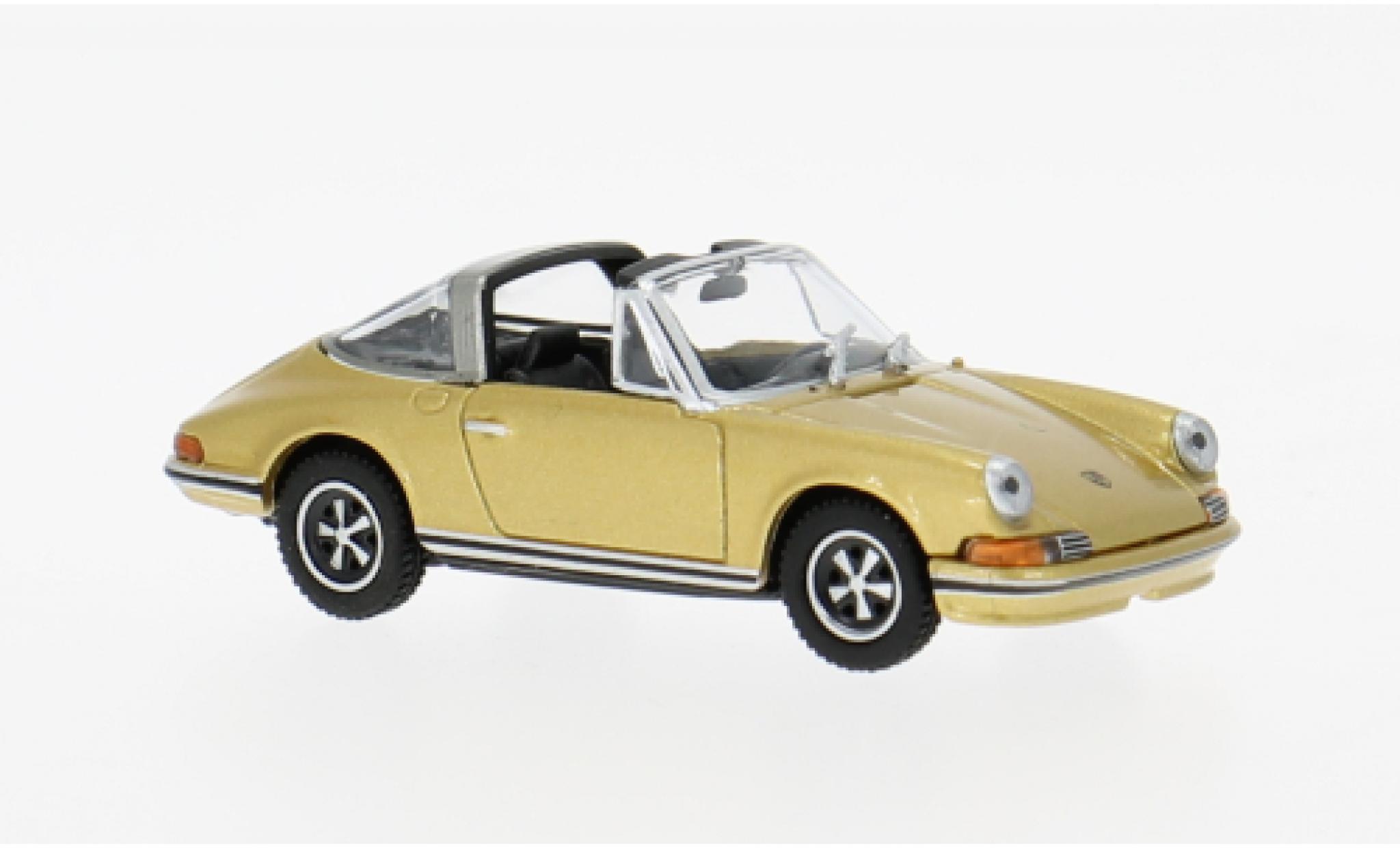 Porsche 911 1/87 Minichamps Targa gold 1972 1:87 modellino in miniatura