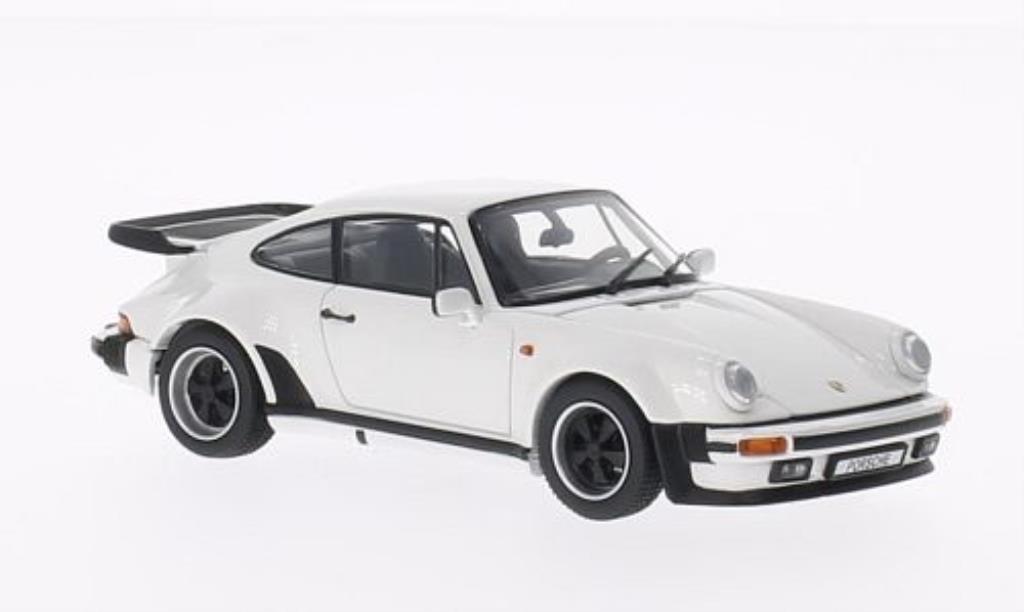 Porsche 930 Turbo 1/43 Kyosho Turbo 3.3 bianco 1988 modellino in miniatura