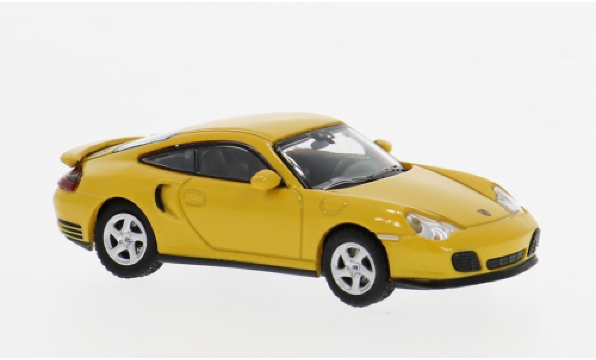 Porsche 911 Minichamps Turbo gelb 1:87 modellino in miniatura