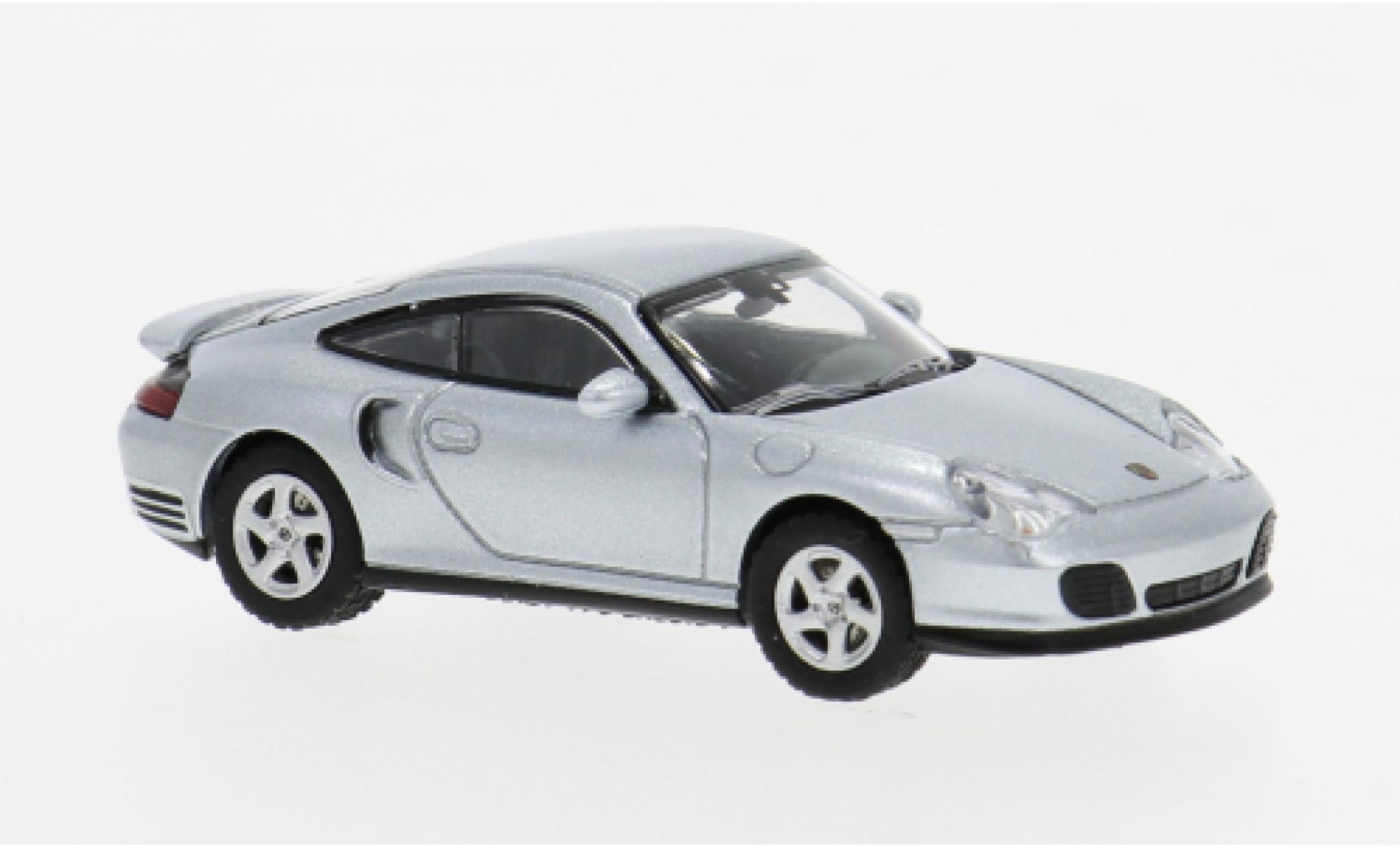 Porsche 911 Minichamps Turbo silber 1:87 modellino in miniatura
