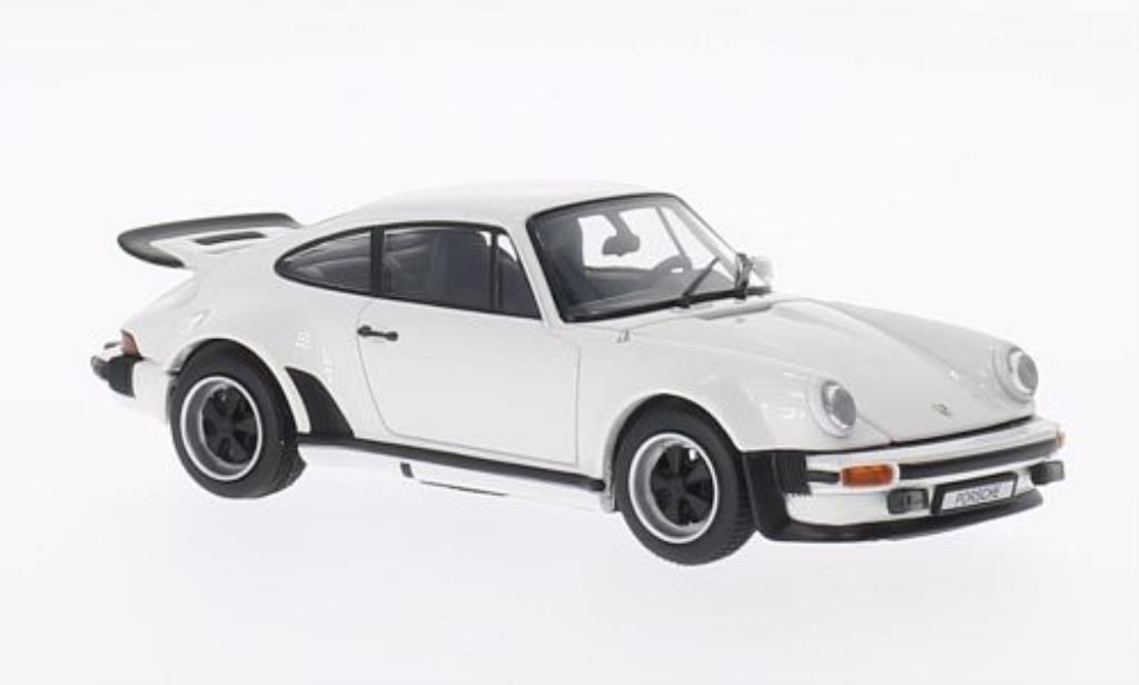 Porsche 930 Turbo 1/43 Kyosho Turbo bianco 1975 modellino in miniatura