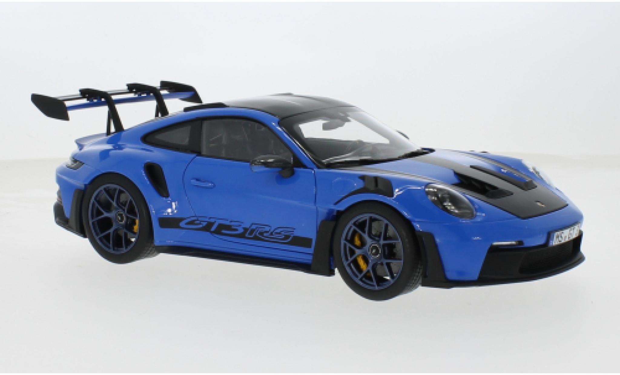 Porsche 992 GT3 1/18 Norev 912  blau 1:18 modellino in miniatura