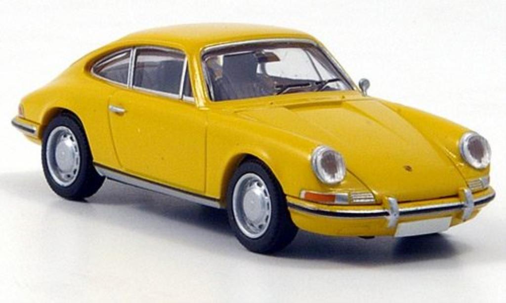 Porsche 912 1/87 Brekina Coupe giallo modellino in miniatura