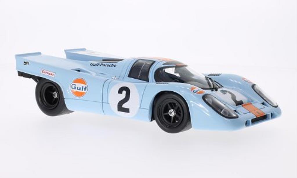 Porsche 917 1970 1/18 Norev K No.2 Gulf- Daytona 1970 modellino in miniatura