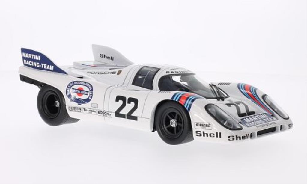 Porsche 917 1971 1/18 Norev K No.22 Martini Racing-Team Martini 24h Le Mans 1971 /G.van modellino in miniatura