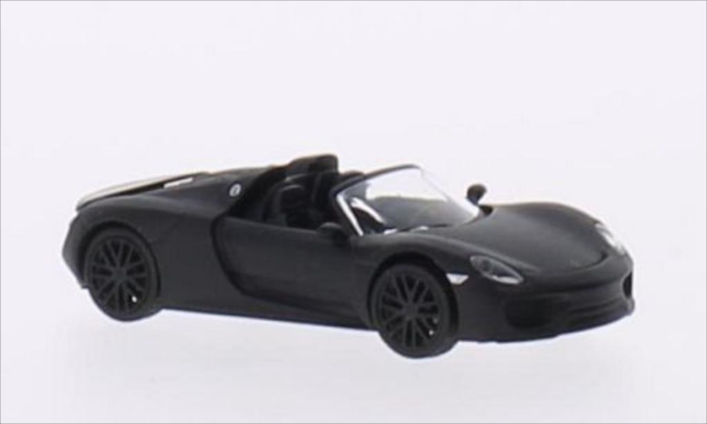 Porsche 918 1/87 Schuco Spyder matt-nero modellino in miniatura