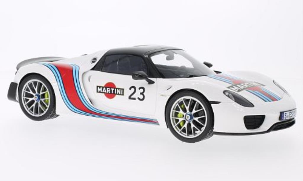 Porsche 918 1/18 Spark Spyder No.23 biancoach Package modellino in miniatura