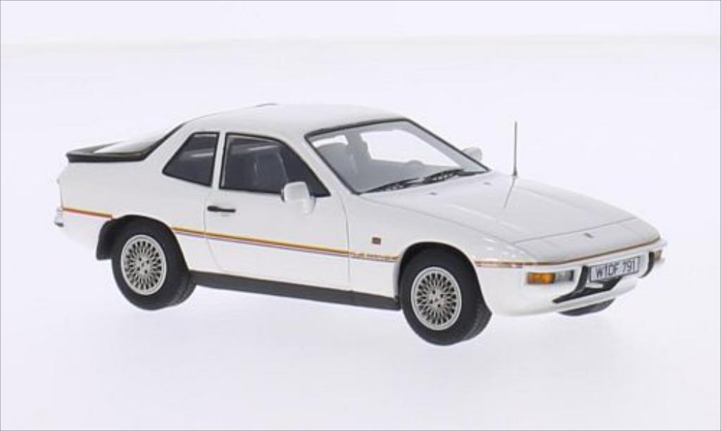 Porsche 924 1/43 Kess Le Mans bianco 1980 modellino in miniatura