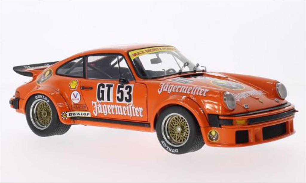 Porsche 934 1976 1/18 Schuco R No.53 Max Moritz Jagermeister 1000 Km Nurburgring 1976 modellino in miniatura