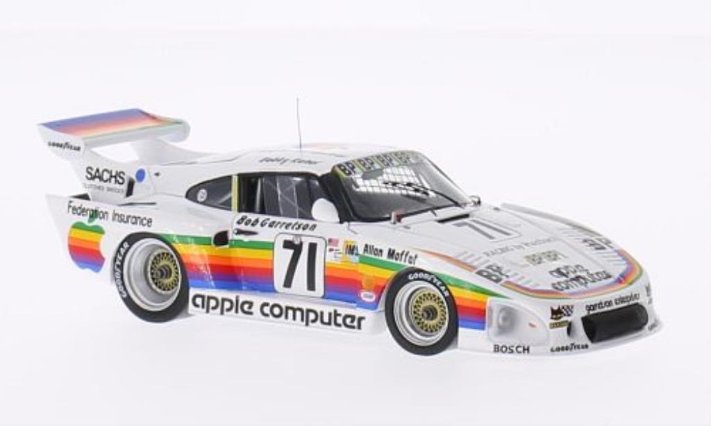 Porsche 935 1980 1/43 Spark K3 No.71 Apple Computer 24h Le Mans 1980 /B.Garretson modellino in miniatura