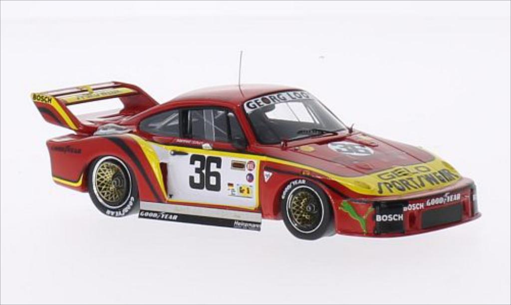 Porsche 935 1979 1/43 Spark No.36 Georg Loos Gelo Sportswear 24h Le Mans 1979 /H.Heyer modellino in miniatura