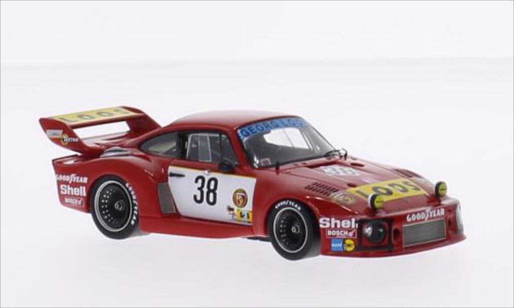 Porsche 935 1977 1/43 Spark No.38 Gelo Racing Team Loos 24h Le Mans 1977 /H.Heyer modellino in miniatura