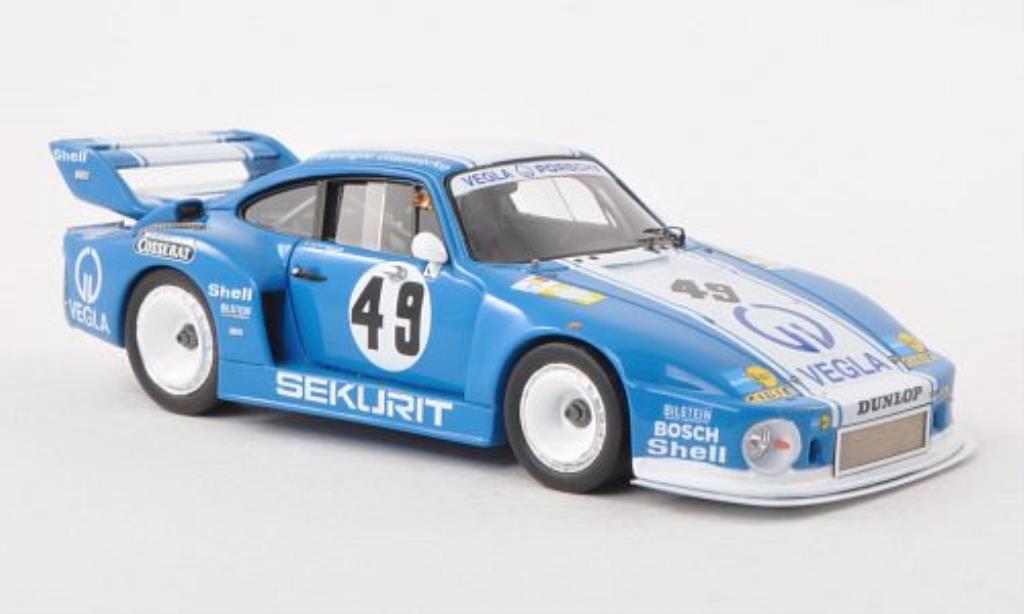 Porsche 935 1980 1/43 Spark No.49 Vegla 24h Le Mans 1980 /G.von modellino in miniatura