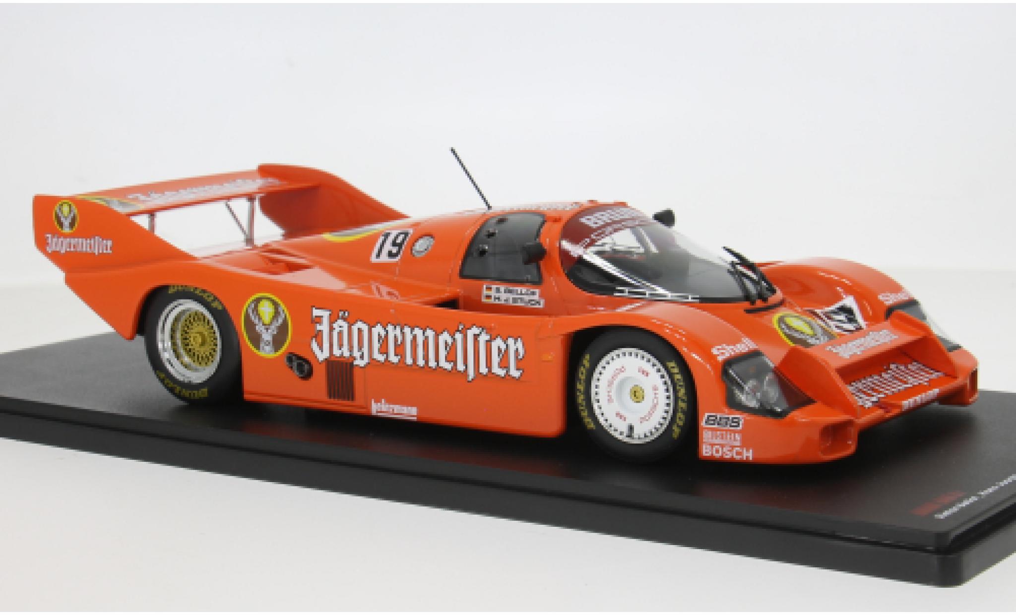 Porsche 956 1984 1/18 Werk83 K 1000 Km Imola J&auml;germeister #19 S.Bellof/H-J.Stuck 1:18 modellini auto