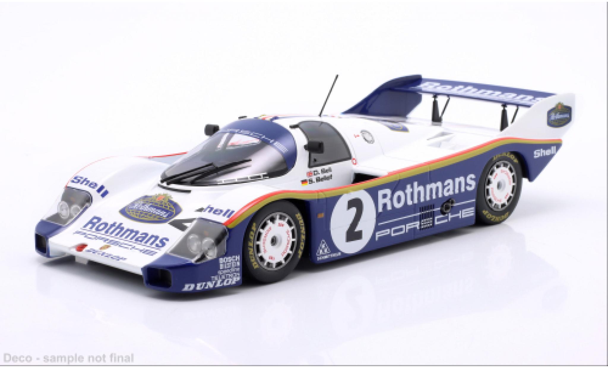 Porsche 956 1984 1/18 Werk83 K 1000 km Sandown #2 S.Bellof/D.Bell 1:18 modellini auto