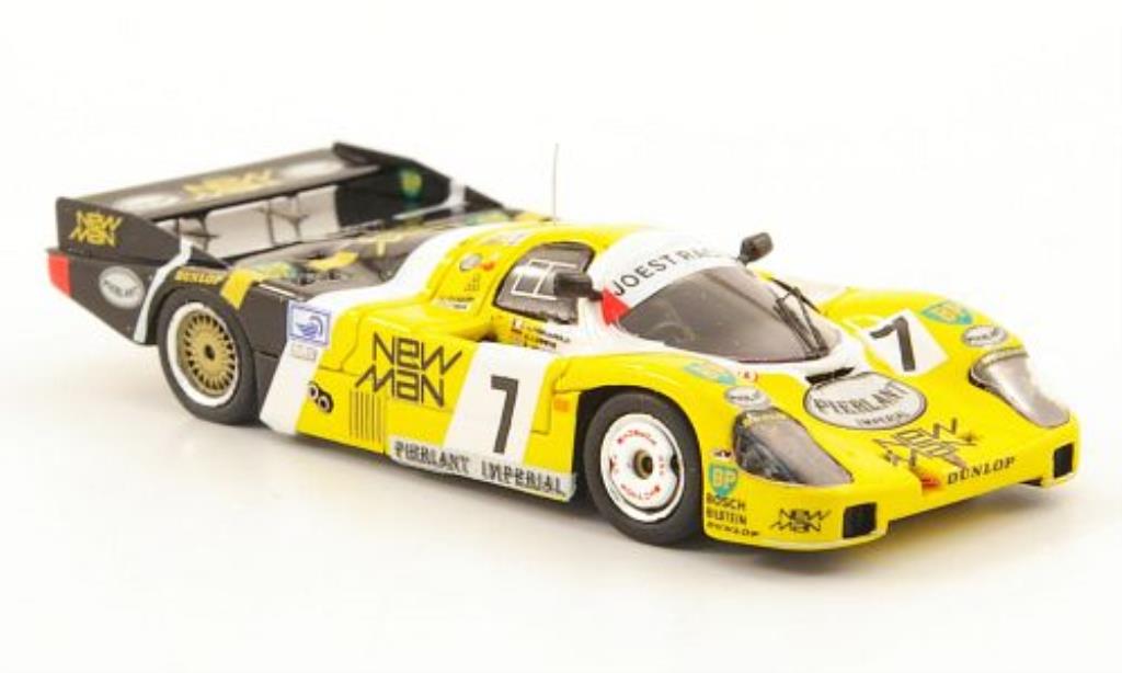 Porsche 956 1984 1/87 Spark No.7 NewMan 24h Le Mans 1984 / K.Ludwig modellino in miniatura