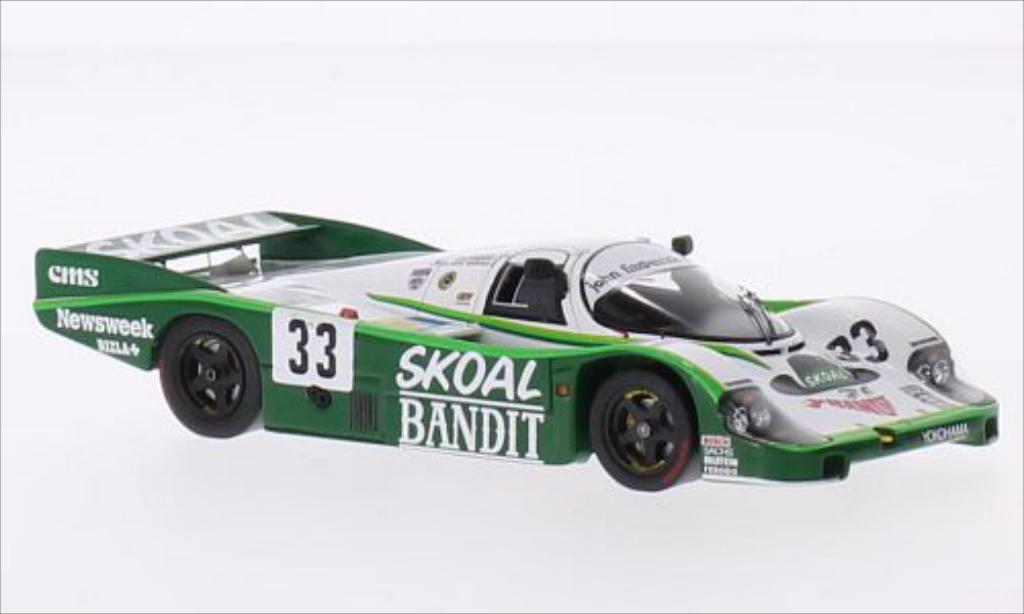 Porsche 956 1984 1/43 Spark RHD No.33 John Fitzpatrick Racing Skoal Bandit 24h Le Mans 1984 /S.van modellino in miniatura