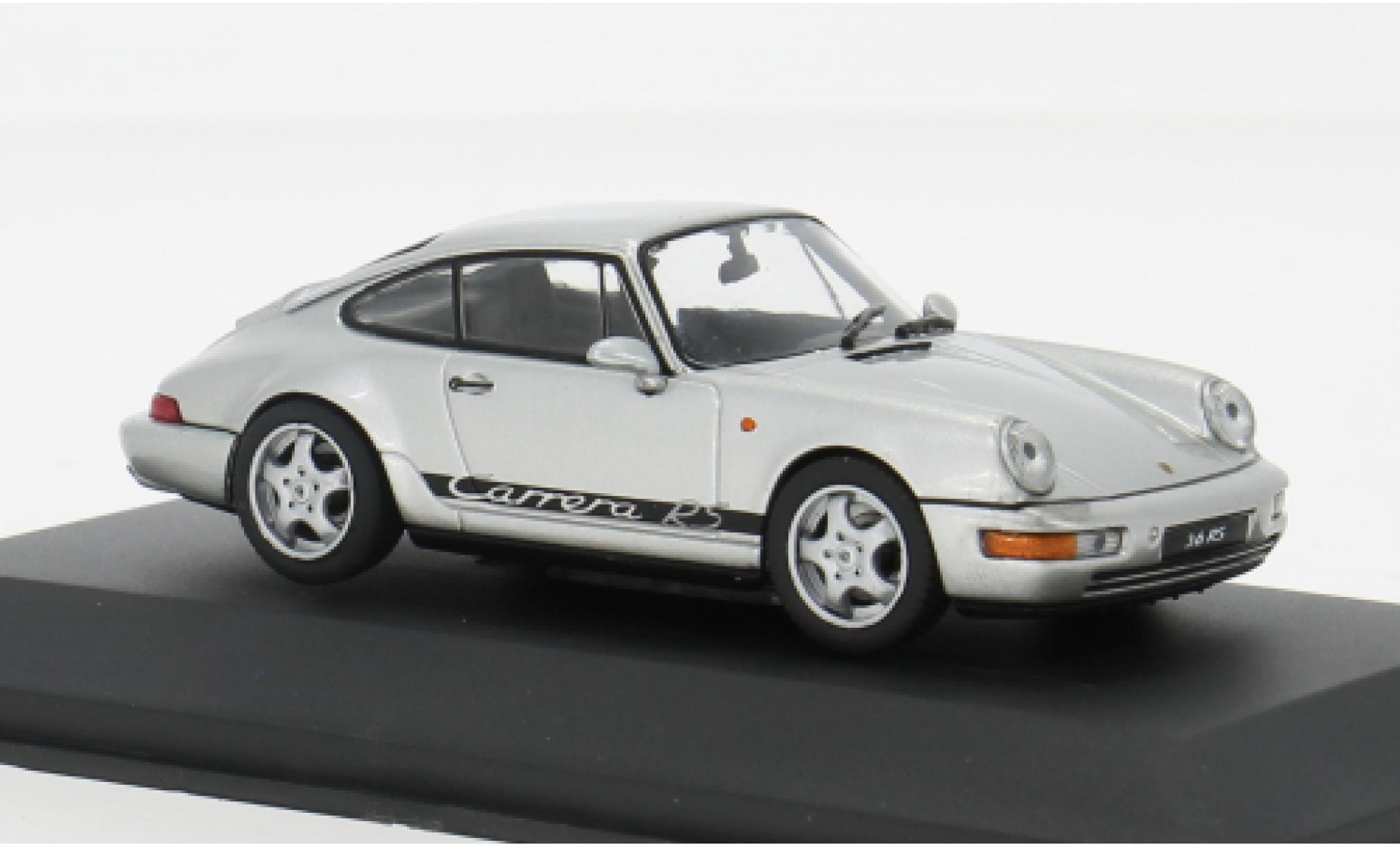Porsche 964 RS 1/43 Solido silber 1:43 modellino in miniatura