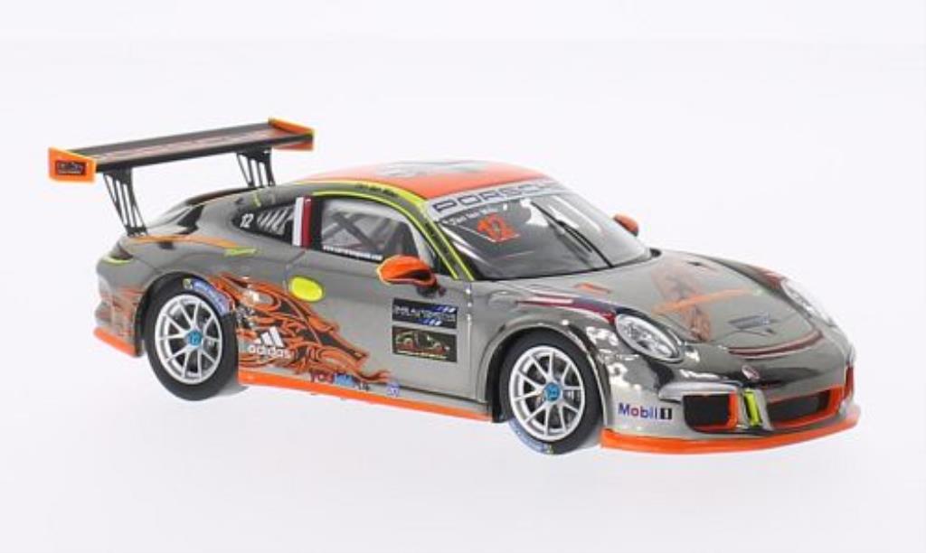 Porsche 991 GT3 Cup 1/43 Spark GT3 Cup No.12 Clearwater PCCA 2014 modellino in miniatura
