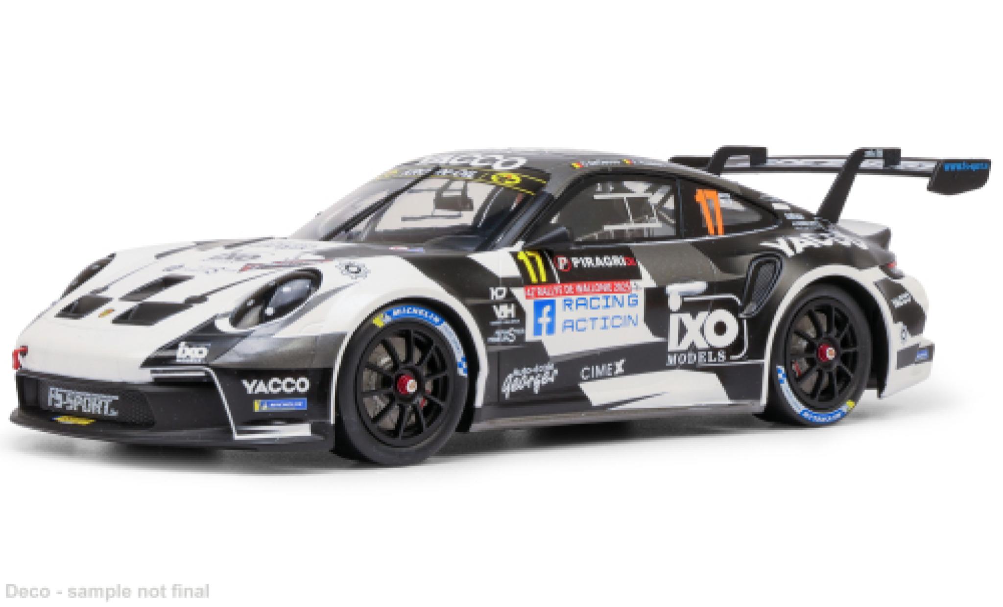 Porsche 992 1/43 IXO Rallye Wallonien 2025 #17 1:43 modellini auto