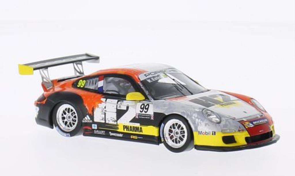 Porsche 997 GT3 CUP 1/43 Spark GT3 Cup No.99 H2 Pharma Carrera Cup Paul Ricard 2013 modellino in miniatura