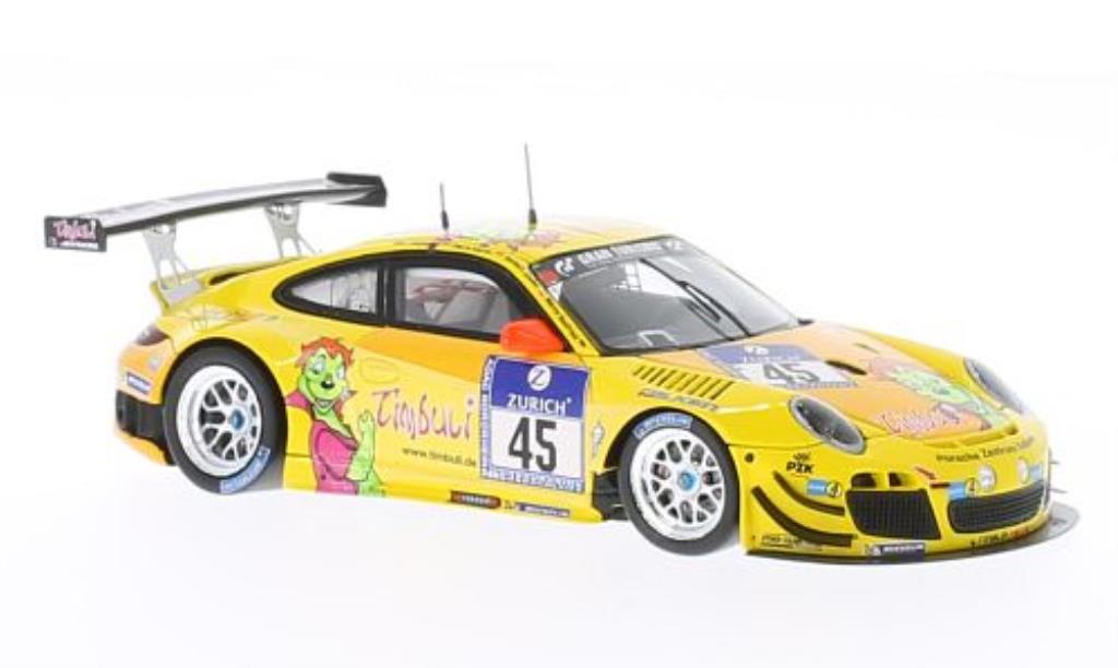 Porsche 997 GT3 1/43 Spark GT3 R No.45 Timbuli 24h Nurburgring 2013 /M.Hennerici modellino in miniatura