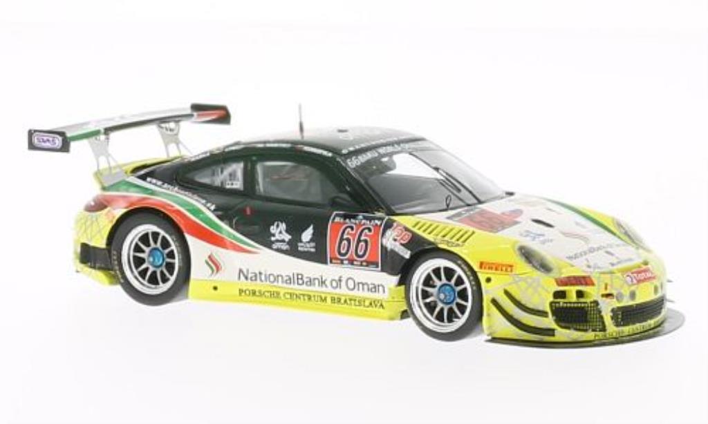 Porsche 997 GT3 1/43 Spark GT3 R No.66 Oman 24h Spa 2013 modellino in miniatura