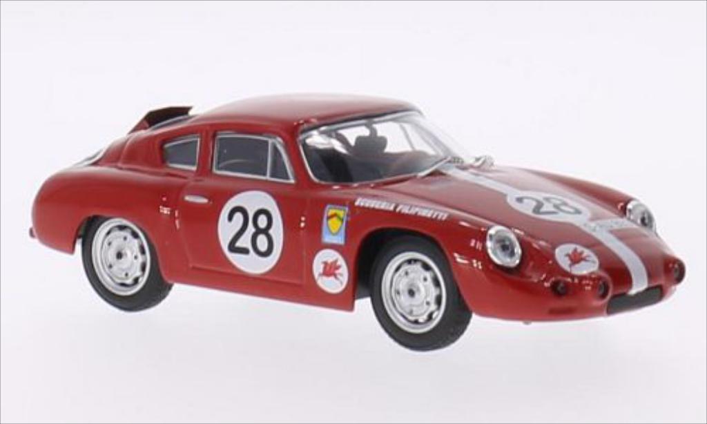 Porsche Abarth 1/43 Best No.28 Scuderia Filipinetti 1000 Km Nurburgring 1963 /F.Schiller modellino in miniatura
