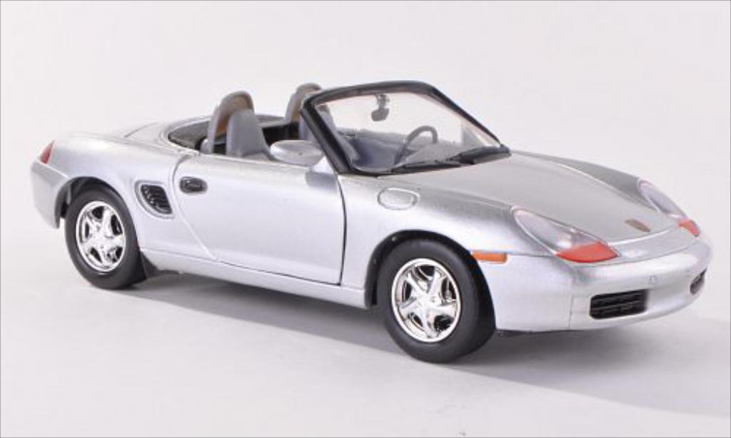 Porsche Boxster 1/24 Motormax (986) grigio modellino in miniatura