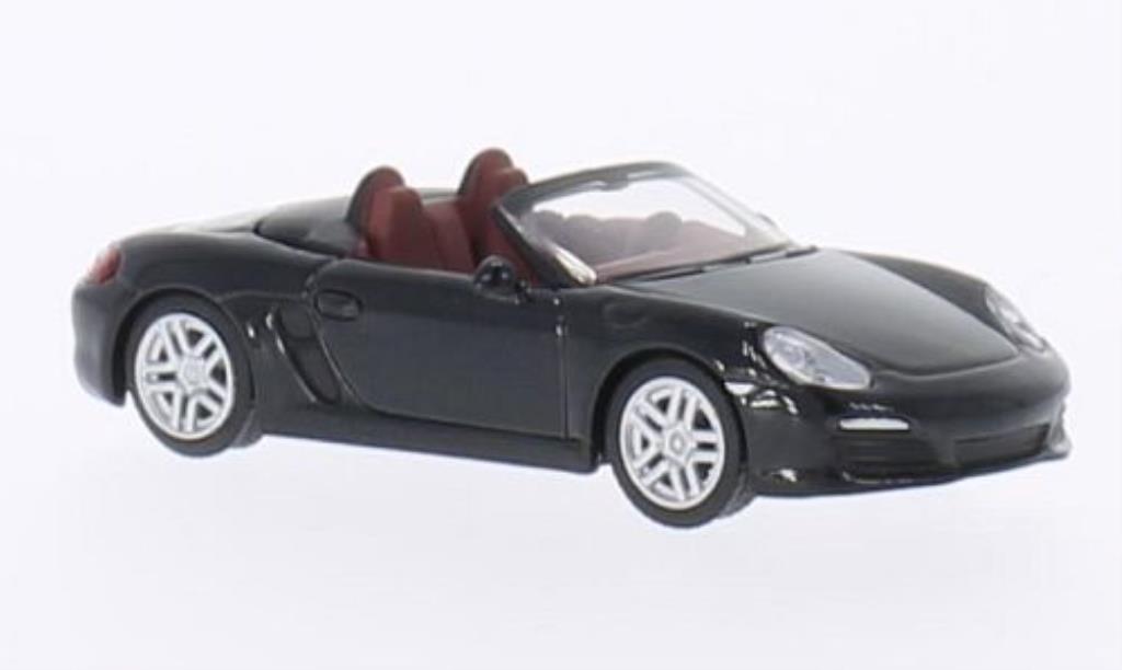 Porsche Boxster 1/64 Schuco S (981) nero modellino in miniatura