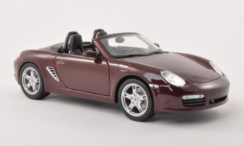 Porsche Boxster 1/18 Maisto S rosso 2005 modellino in miniatura