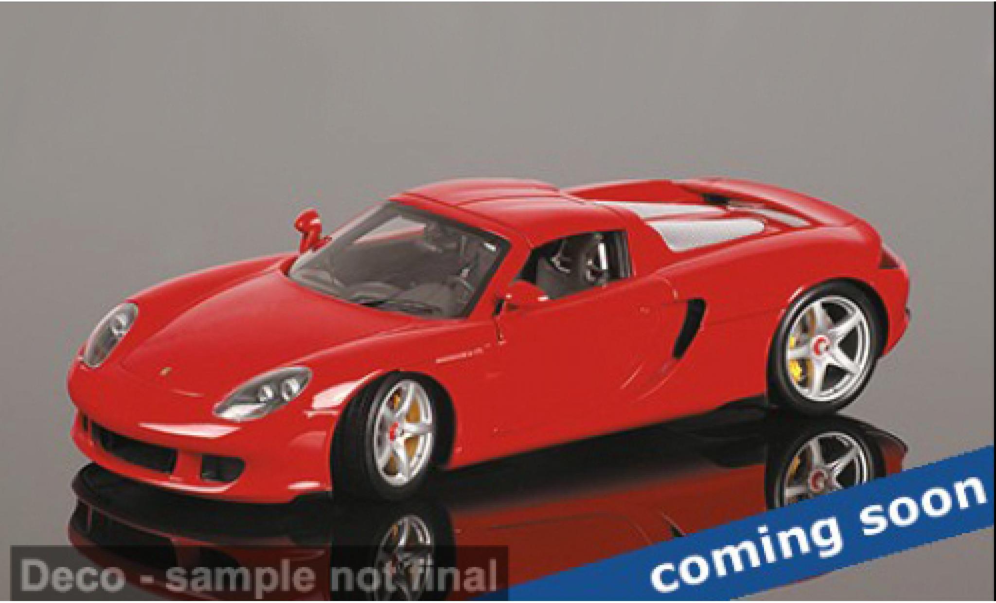 Porsche Carrera GT 1/18 Minichamps rot 2003 1:18 modellini auto