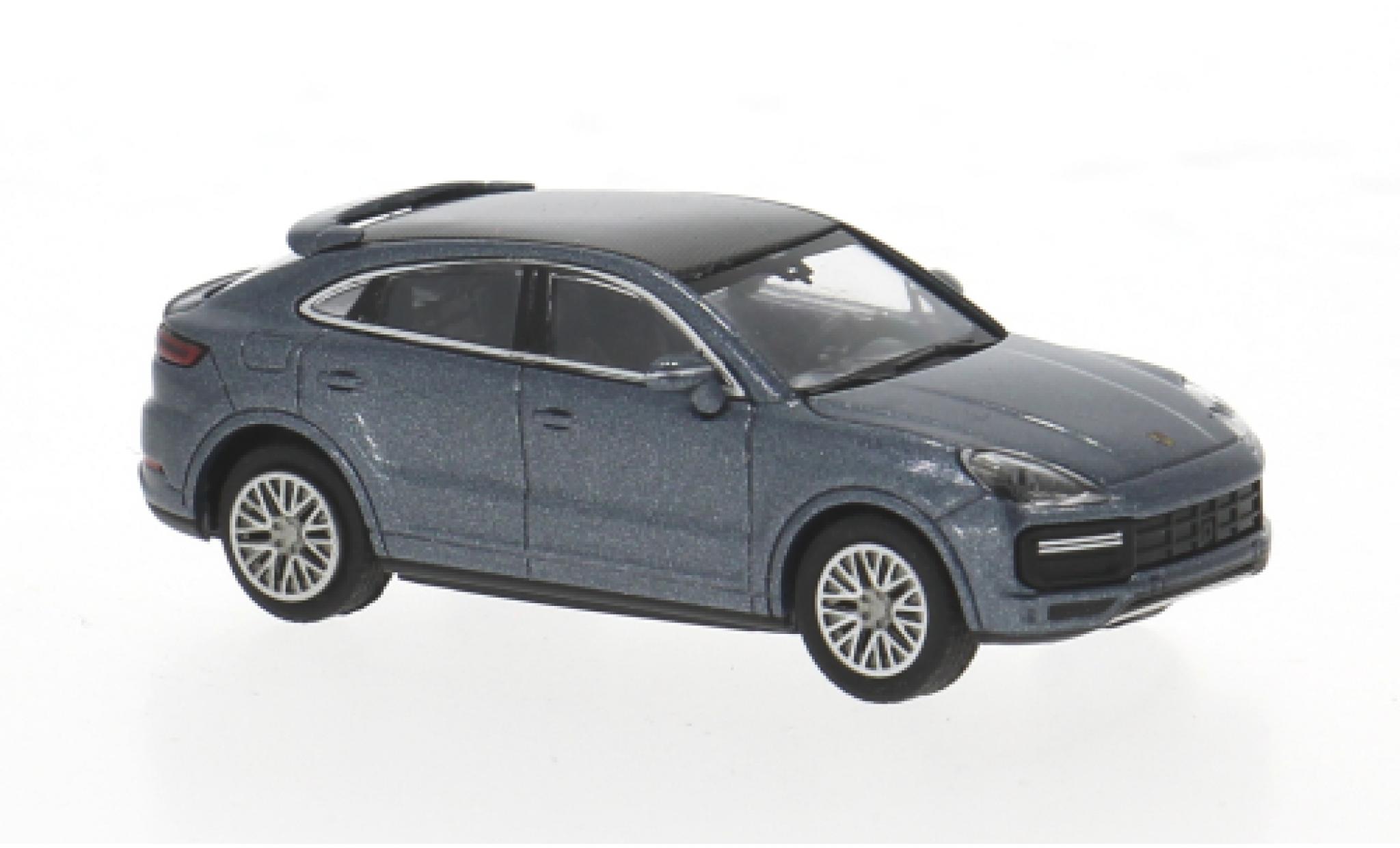 Porsche Cayenne Minichamps Coupe blau 1:87 modellino in miniatura