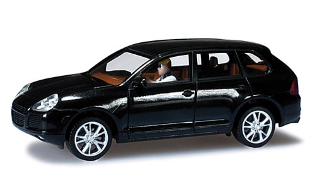Porsche Cayenne S 1/87 Herpa S nero DioramaReady modellino in miniatura