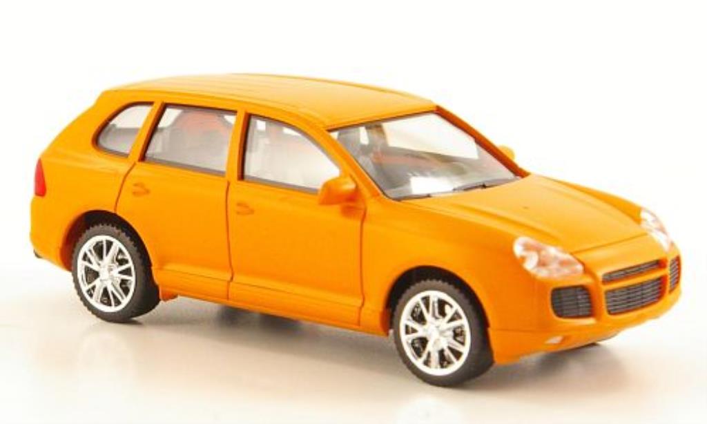 Porsche Cayenne Turbo 1/87 Herpa Turbo mattorange modellino in miniatura