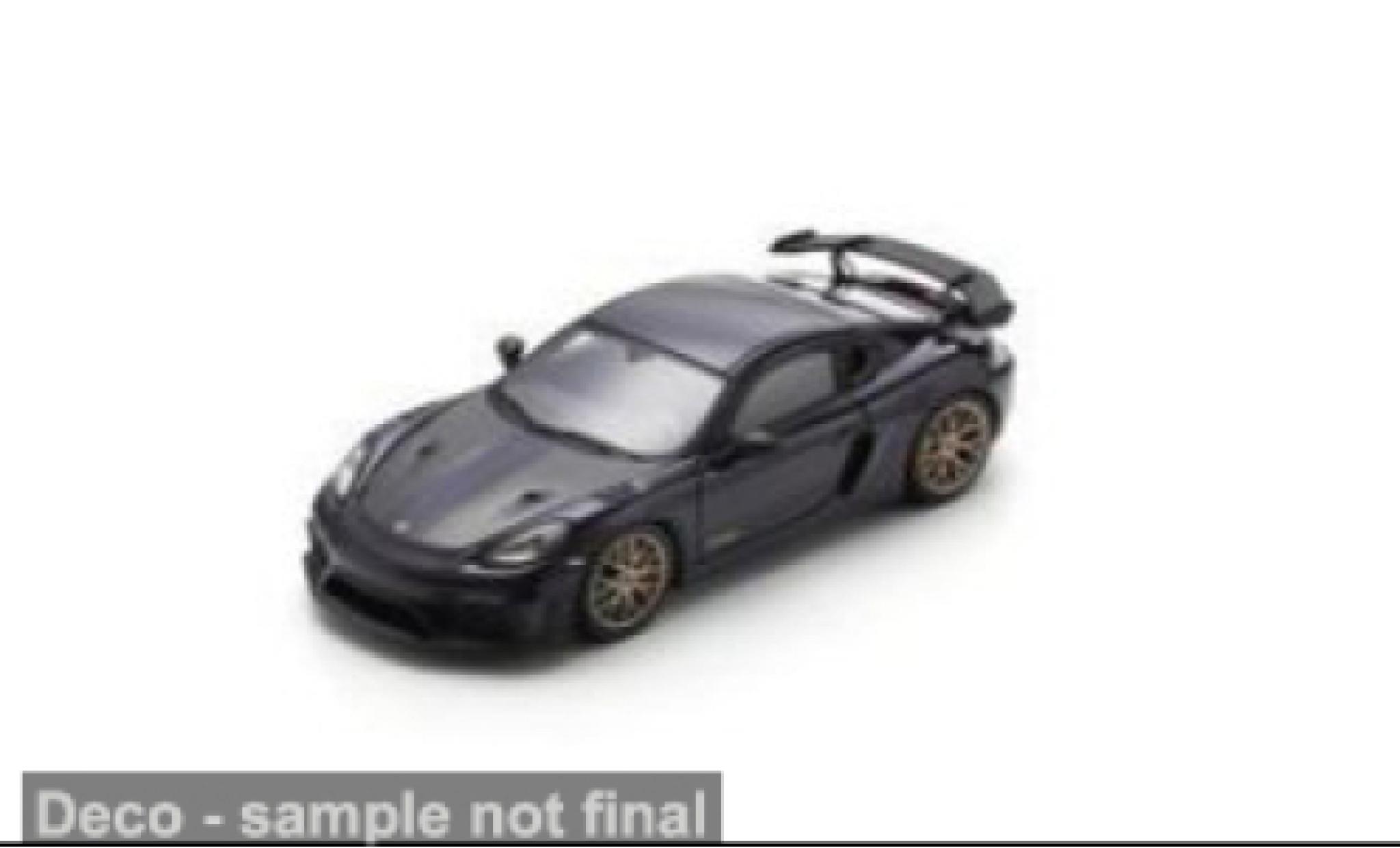 Porsche Cayman 1/43 Spark violett 1:43 modellino in miniatura