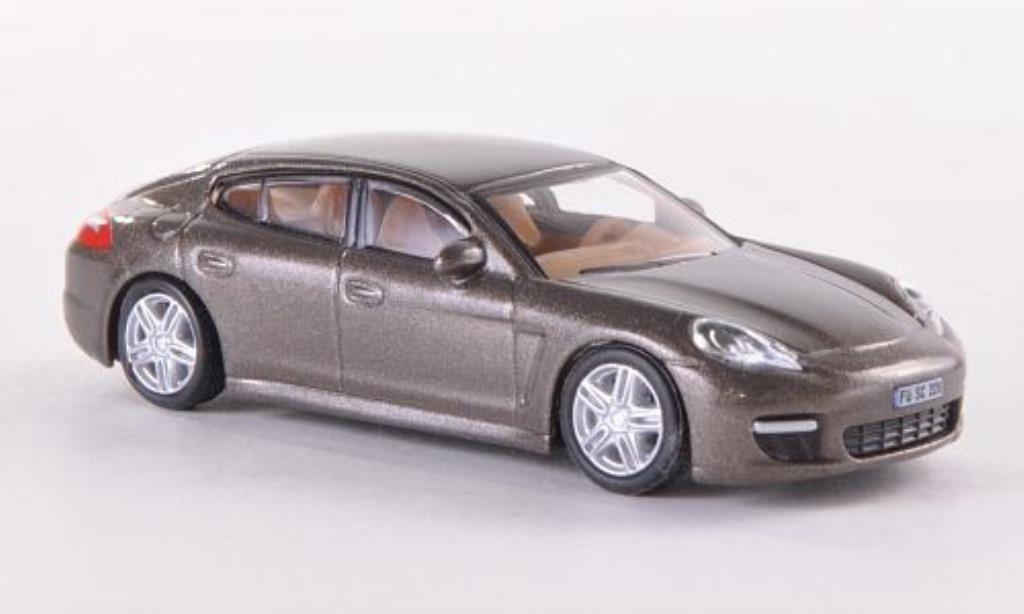Porsche Panamera 1/87 Schuco marroneee modellino in miniatura