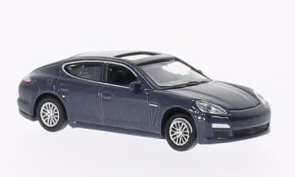 Porsche Panamera S 1/87 Welly S blu modellino in miniatura