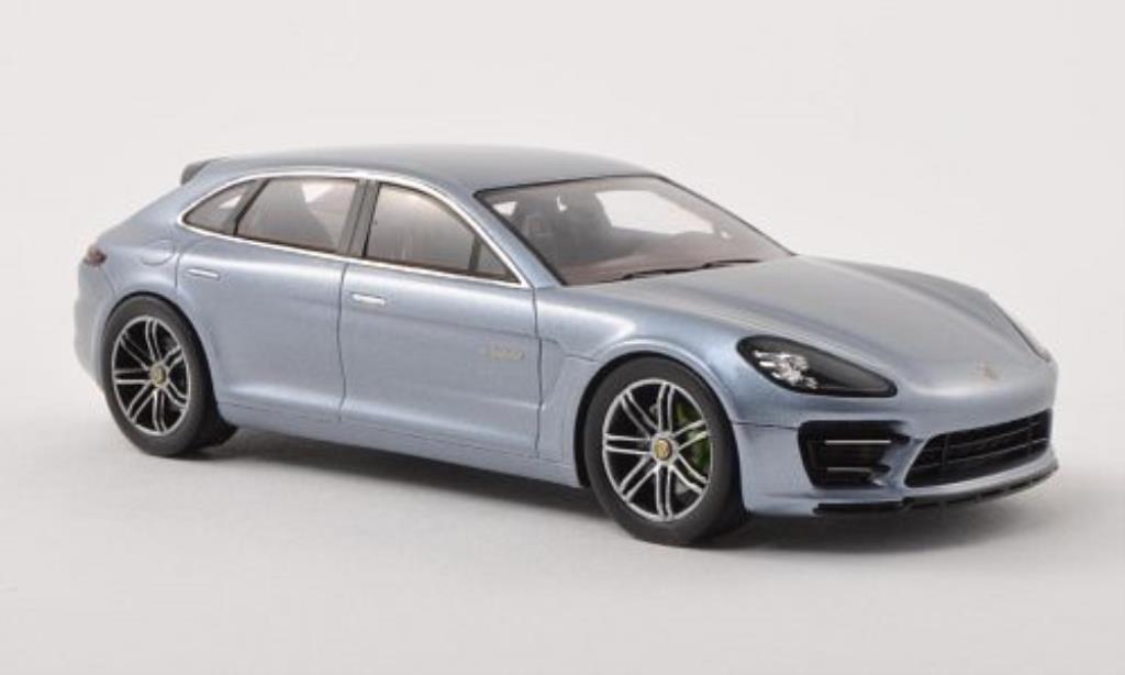 Porsche Panamera Sport Turismo 1/43 Spark Sport Turismo grigio-blu modellino in miniatura