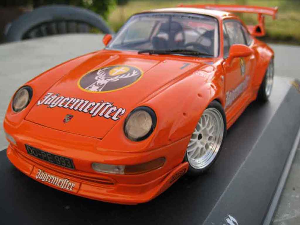 Porsche 993 GT2 1/18 Ut Models GT2 jagermeister tuning modellino in miniatura