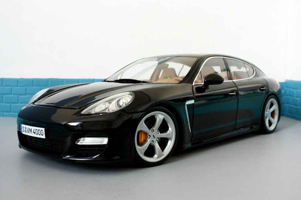 Porsche Panamera Turbo S 1/18 Norev turbo nero tuning modellino in miniatura