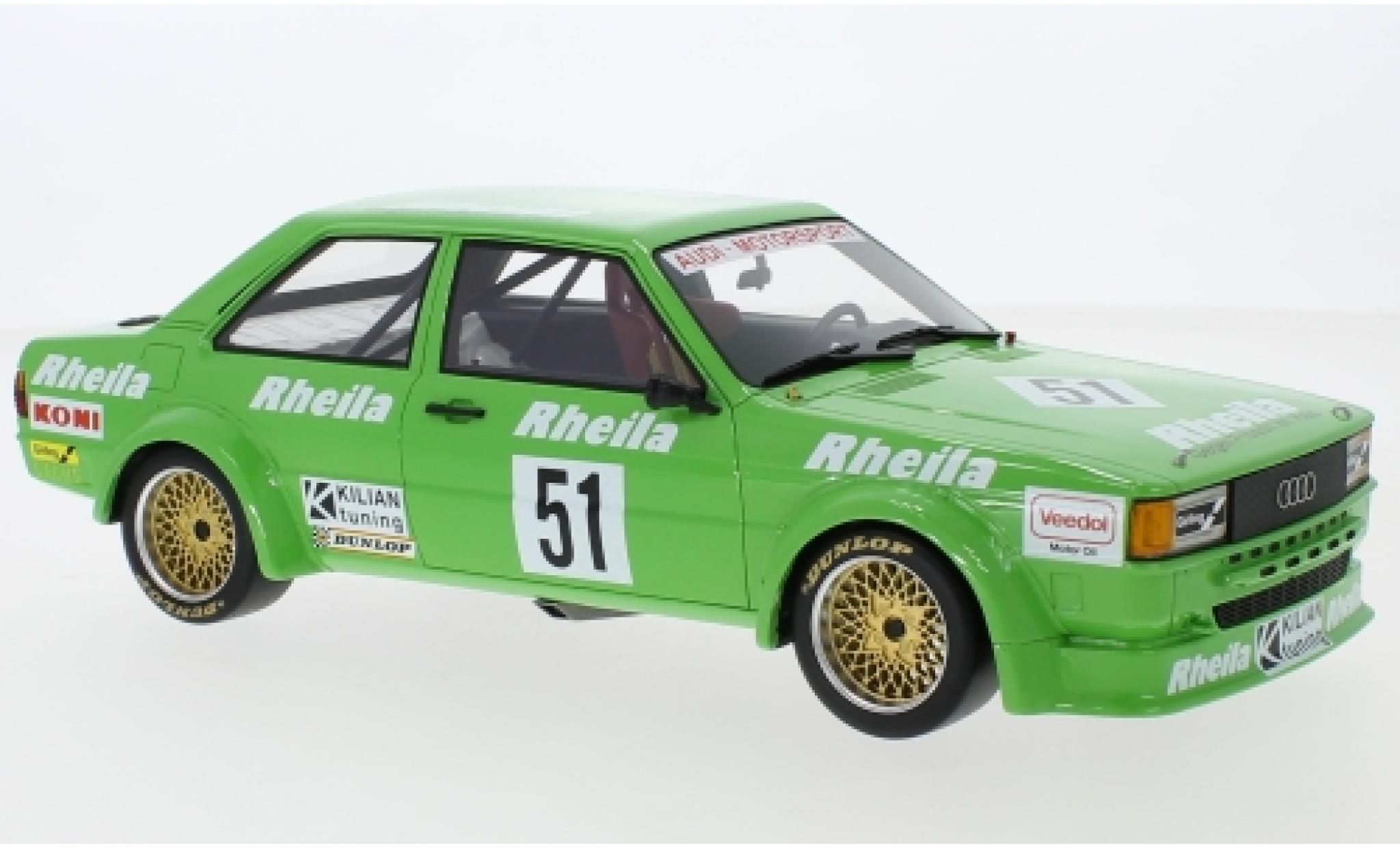 Audi 80 1/18 Premium ClassiXXs (B2) Gr.2 No.51 Kilian Tuning Rheila ETCC Zolder 19 W.Wolf/F.Rosterg modellino in miniatura