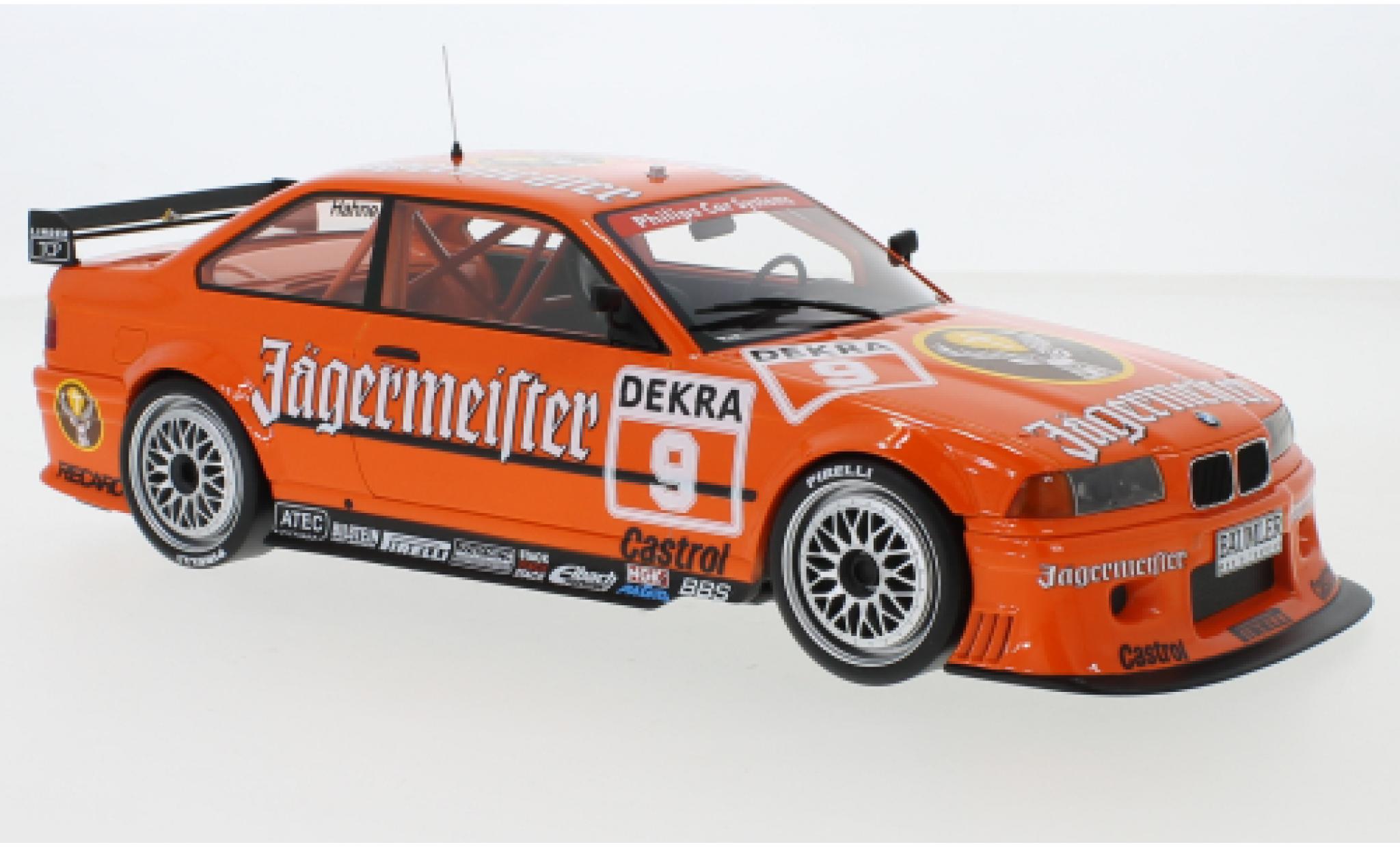 Bmw 325 1/18 Premium ClassiXXs i (E36) No.9 Linder Rennsport Jägermeister DTM Nürburgring 1993 A.Hahne modellino in miniatura