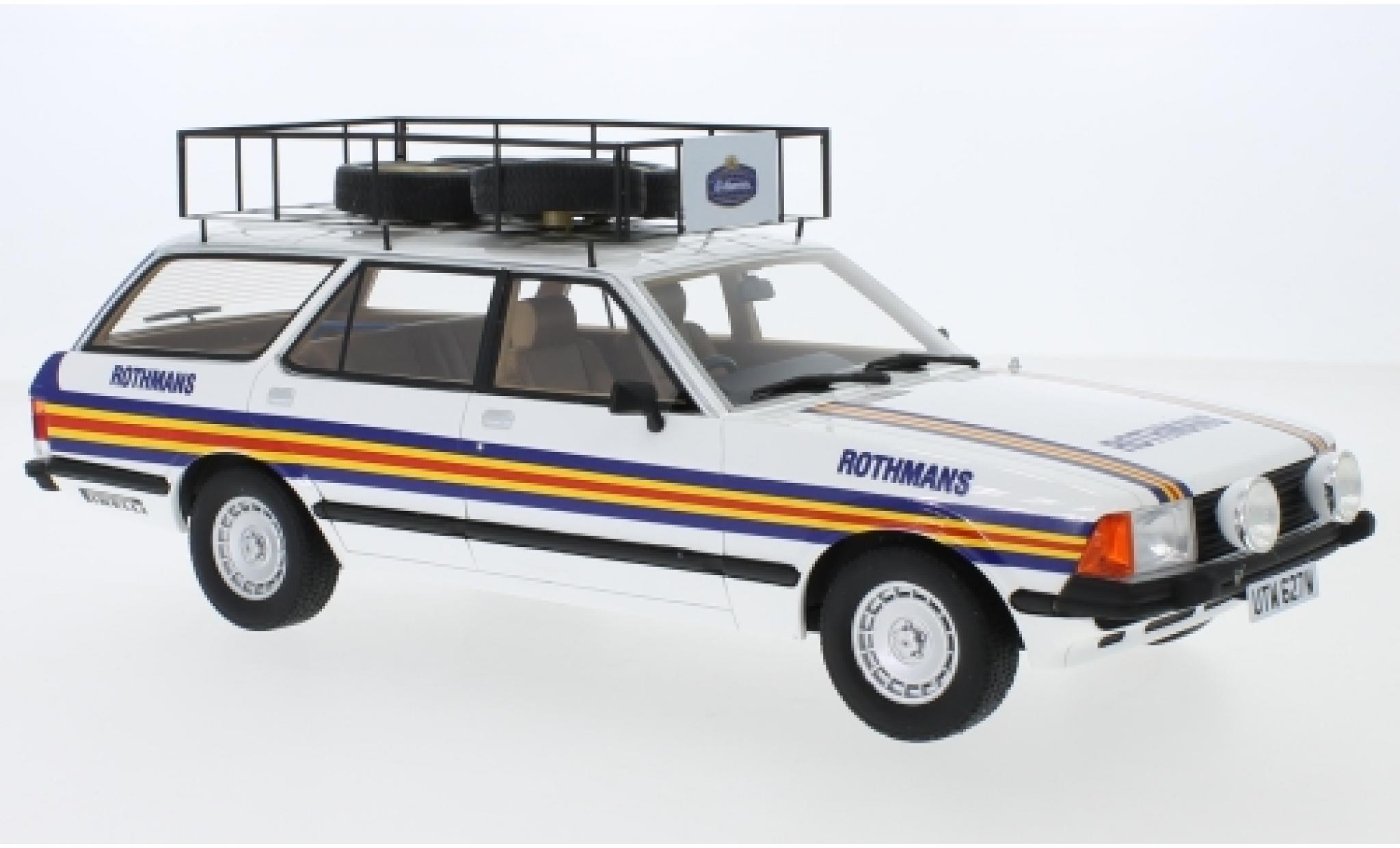 Ford Granada 1/18 Premium ClassiXXs MK II Turnier RHD Rothmans 1981 Rothmans Rally Team modellino in miniatura
