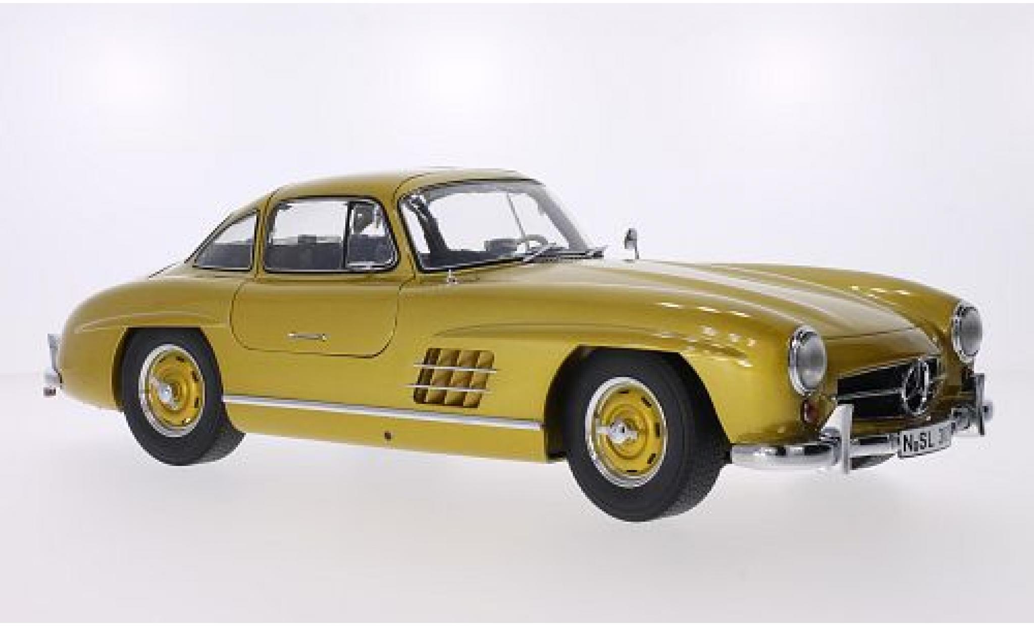 Mercedes 300 1/12 Premium ClassiXXs SL (W198) gold modellino in miniatura